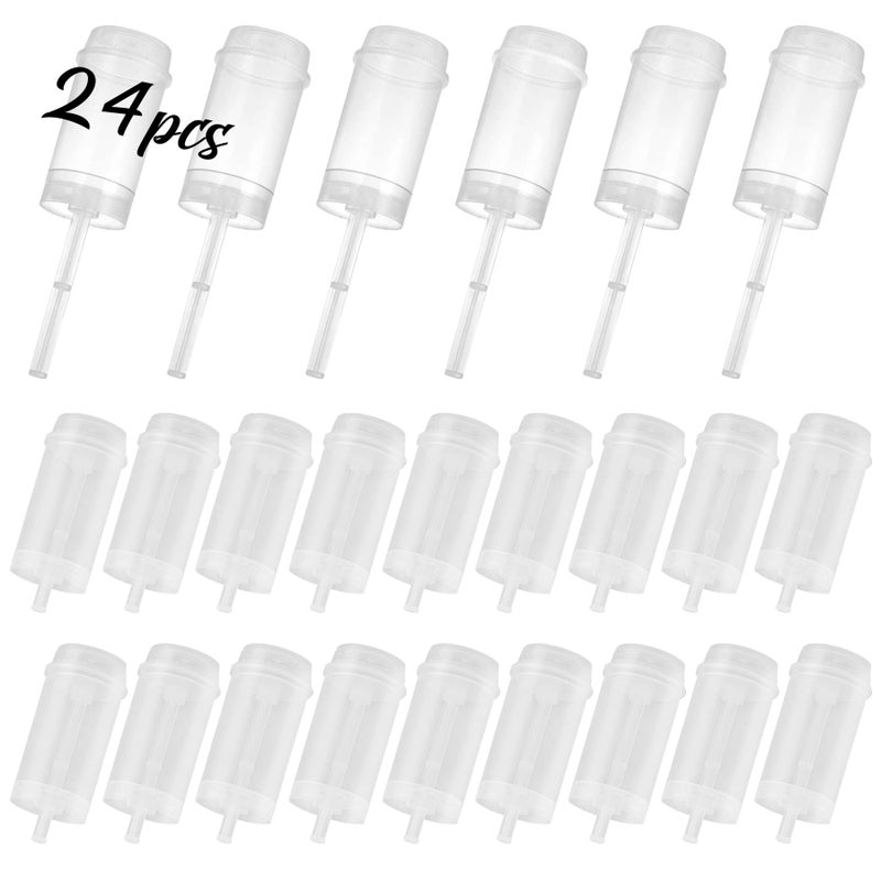 Csdtylh 24 Pack Cake Push Pop Containers with Lids, Reusable Cake Push Pops, Muti-purpose Push Pop Cake Containers, Plastic Cake Push-up Pop Shooter for Cupcake, Confetti, Homemade Ice Cream,Desserts - Image 1